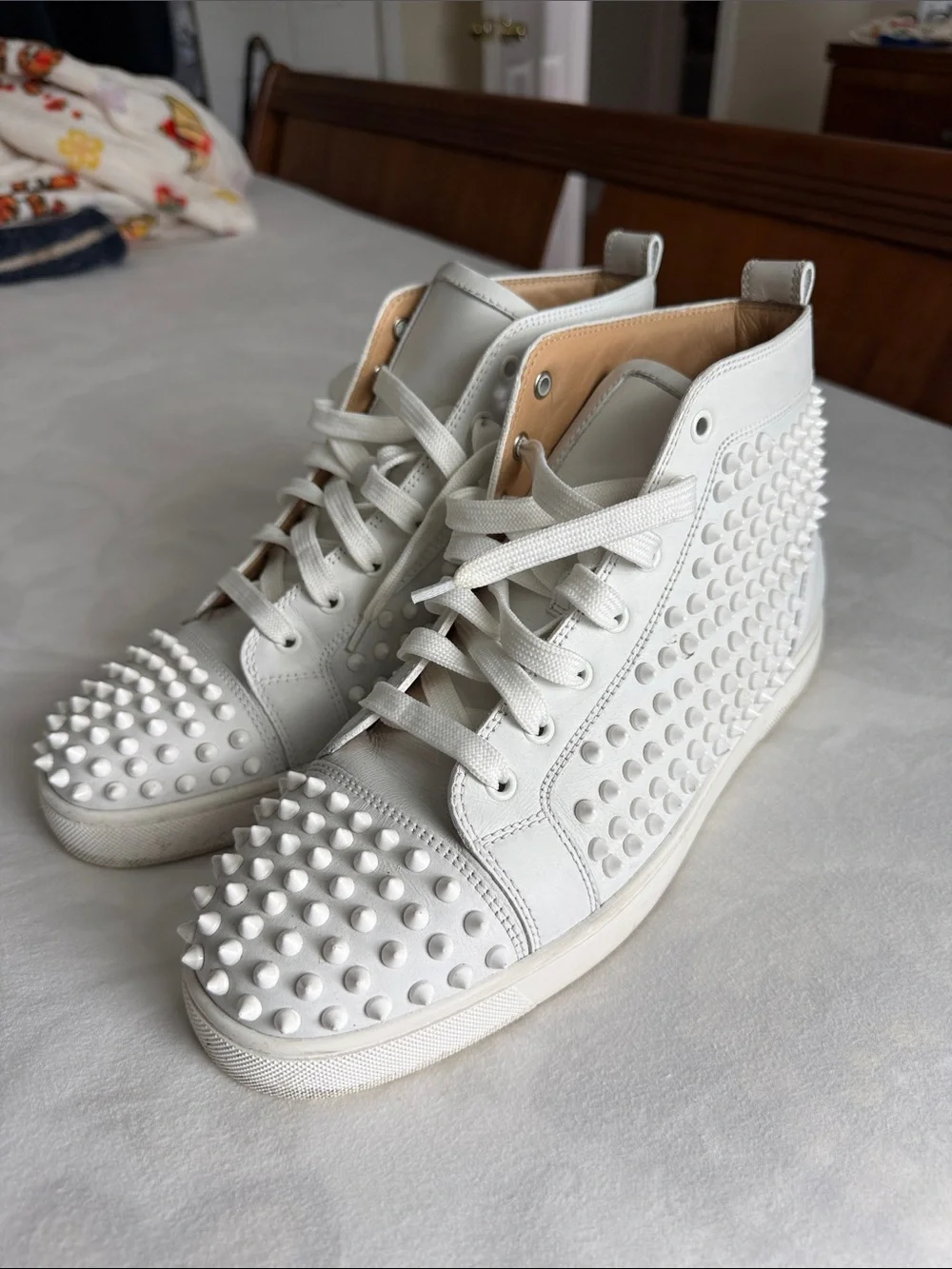 Christian Louboutin bold white